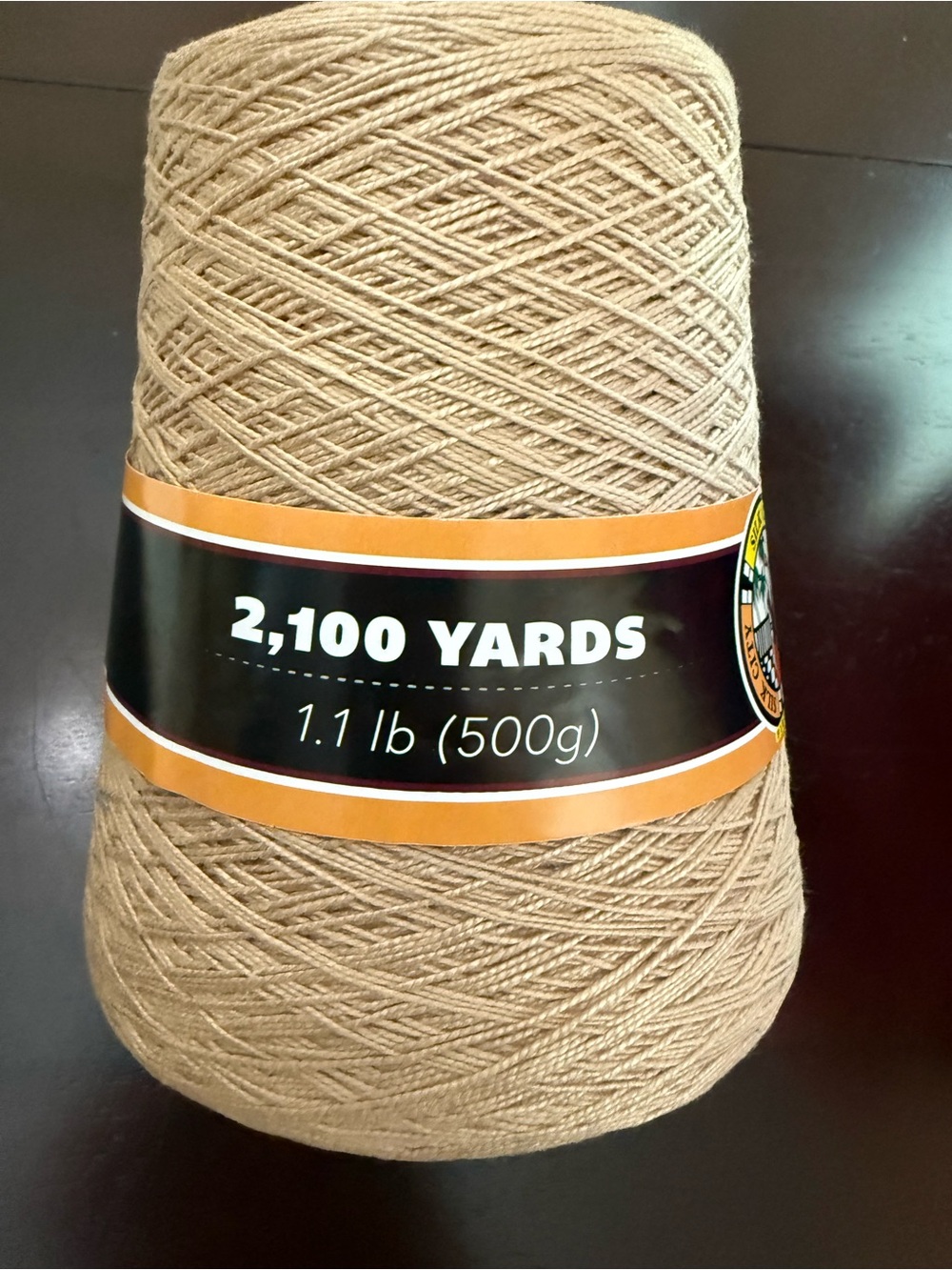 Silk City Perle 5/2 Cotton Thread - Soft Tan Color - Harvest - Picture 2 of 7
